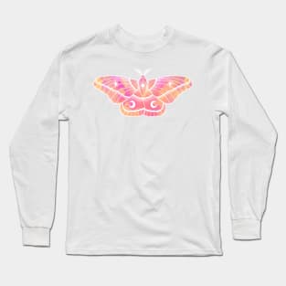Watercolour Moth white Long Sleeve T-Shirt